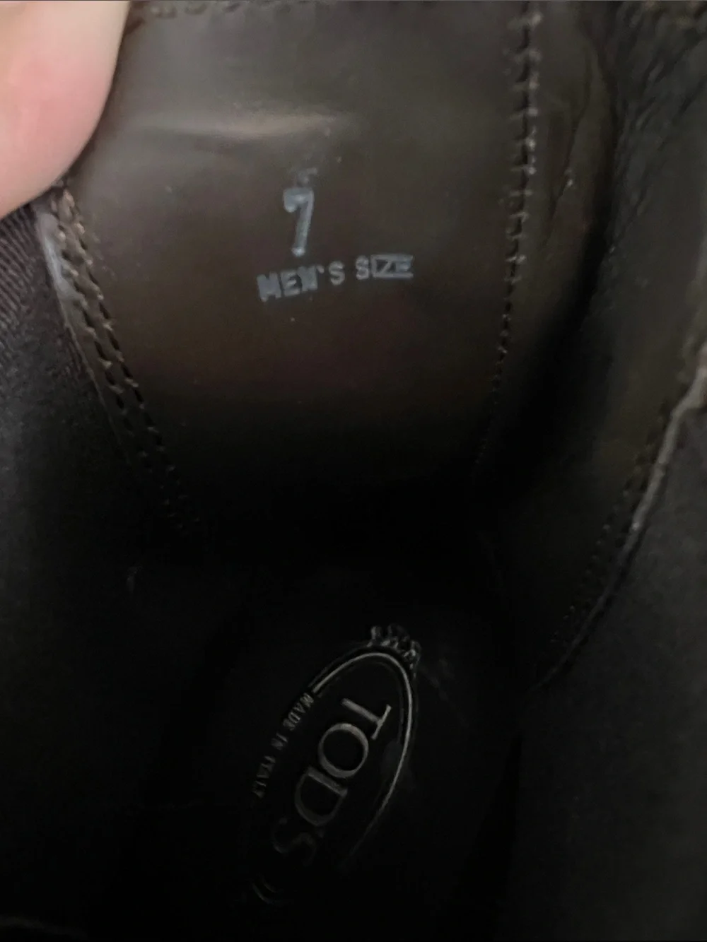Tod’s whipstitch Chelsea boots